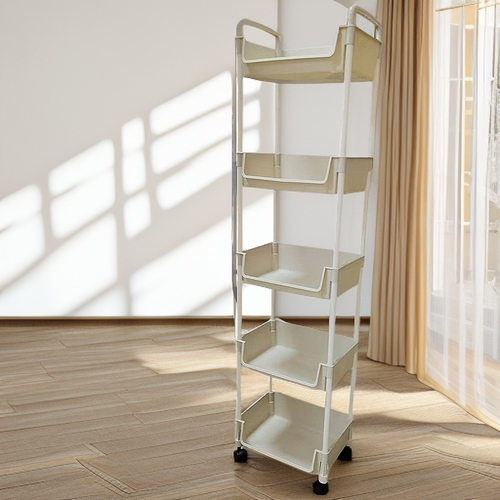 置物架落地书本架小推车厨房浴室移动零食卫生间多层收纳储物架