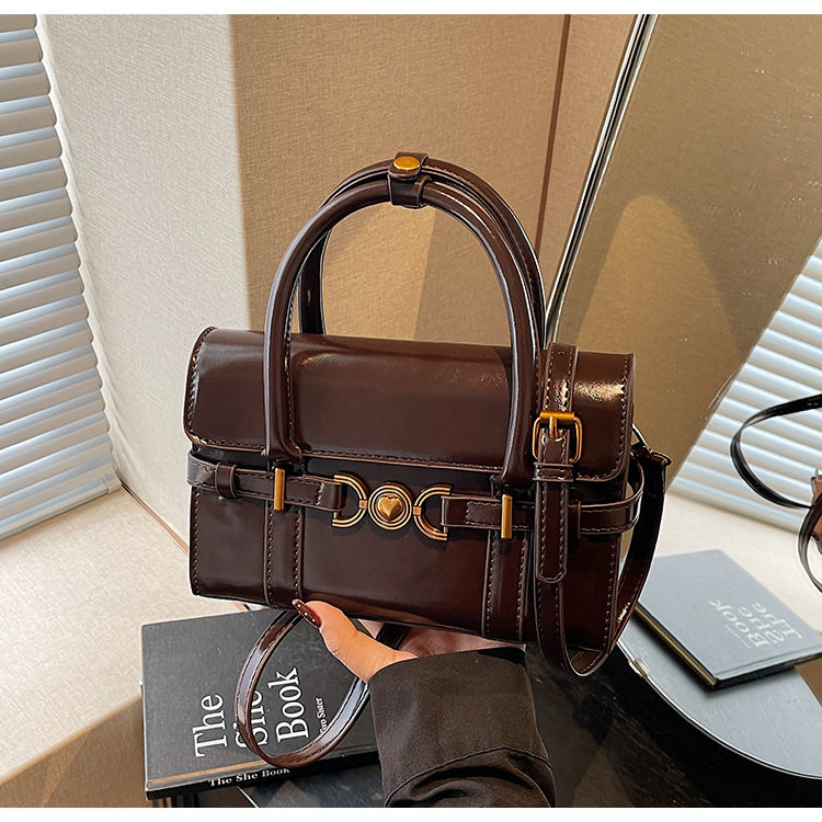 复古油蜡皮包包女2026新款高级质感手提小方包百搭单肩斜挎包,箱包皮具/热销女包/男包,小方包,淘宝优惠券,粉丝福利购,淘宝优惠卷