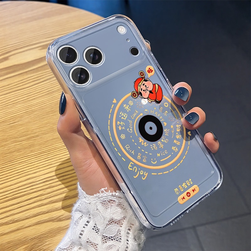 播放器iPhone苹果17promax手机壳17pro/17air/17新款7硅胶A3527潮