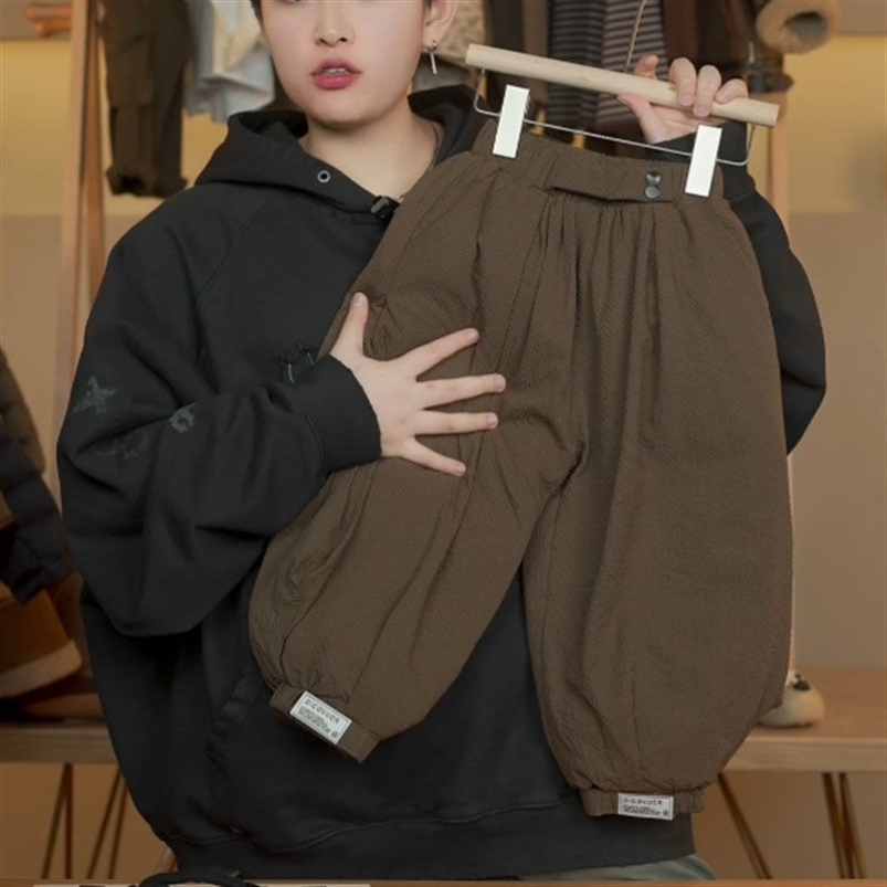 男女童韩版冬季加厚棉裤儿童冬季保暖休闲宽松裤子周岁礼服男宝潮
