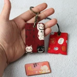 Ткань, маленький картхолдер с зарядкой