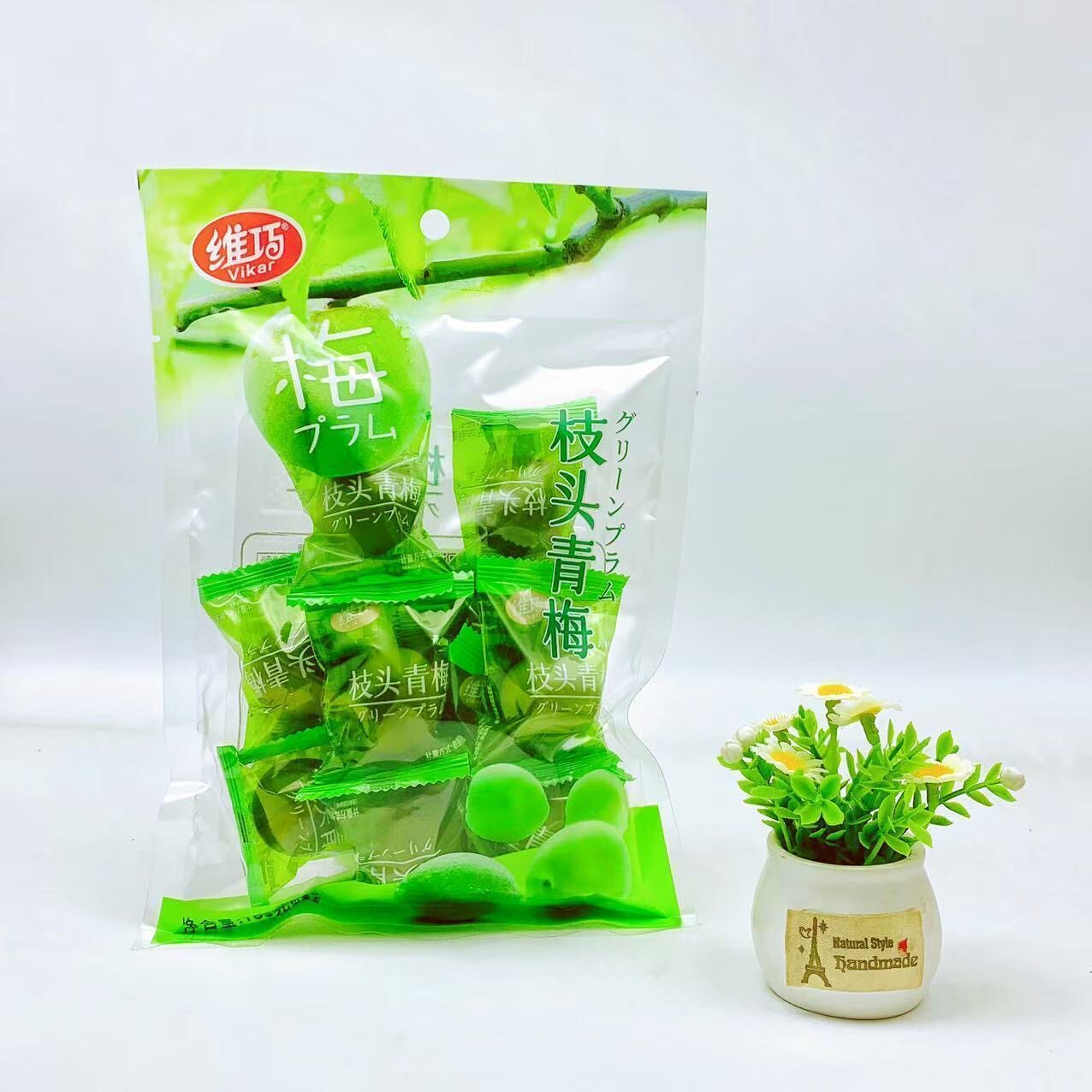 维巧188克大包装枝头青梅清脆酸甜独立袋蜜饯休闲果脯零食办公室