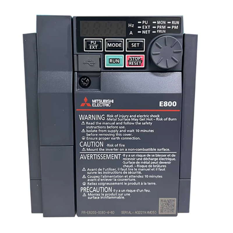 特价三菱变频器FR-E820S-0030-4-60 0.4kw 单相220V E720S升级款