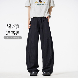 B347-1-A27-P35-59 春夏宽松直筒裤男士休闲裤 聚酯纤维图片