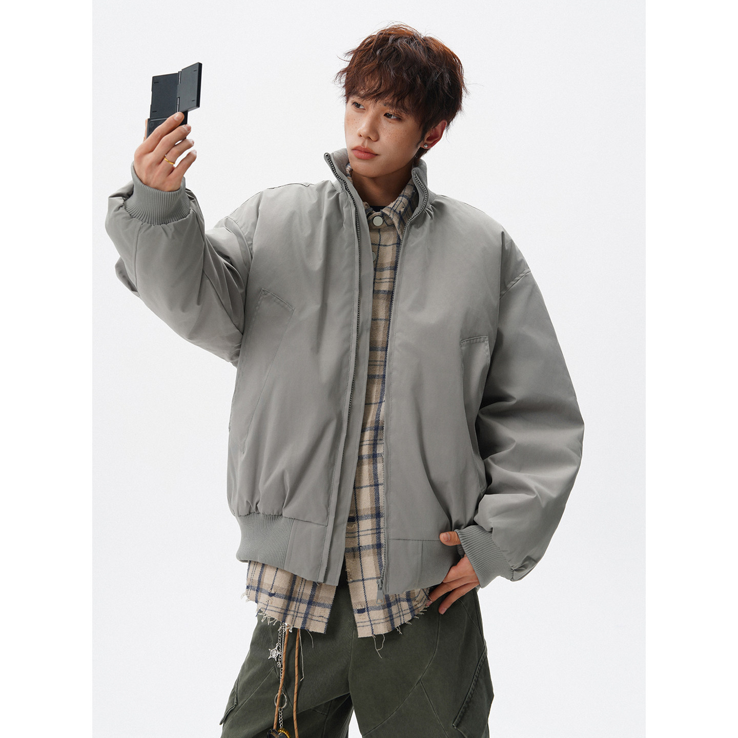 B347-A77-特P50现货供应冬季短款飞行棉服,男装棉衣,电商B347(原C409)