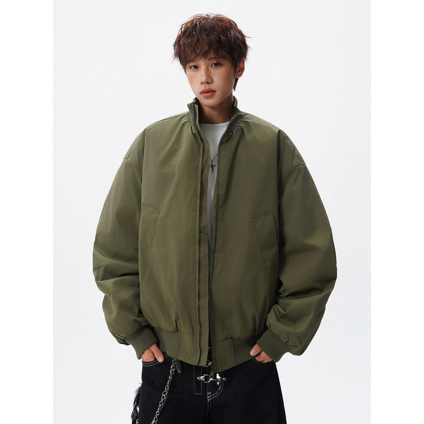 B347-A77-特P50现货供应冬季短款飞行棉服,男装棉衣,电商B347(原C409)
