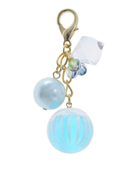 日本Nanaco plus+real candy限定蓝色王子拉链扣包挂件