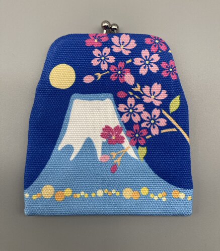 日本Ayanokoji富士山樱花口金包卡包