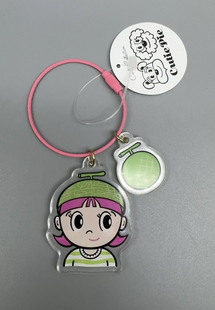 日本Curly Collection卷发女孩甜瓜女孩包挂件钥匙扣