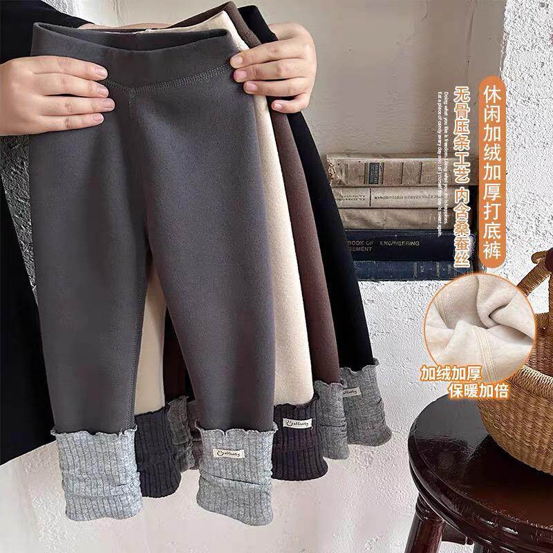 女童加绒加厚无骨打底裤秋冬款宝宝外穿长裤休闲裤子堆堆袜休闲裤,童装/婴儿装/亲子装,裤子,淘宝优惠券,粉丝福利购,淘宝优惠卷