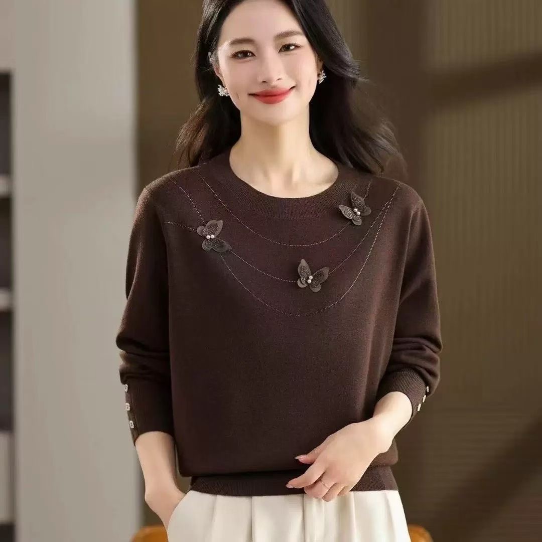 2025早秋薄款长袖针织衫