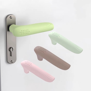 新门把手保护防撞垫套卧室入户门指纹锁硅胶防撞手柄保护套防静电