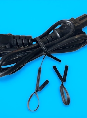 环保黑色牛皮纸扎线电源线捆扎扎线带数据线扎带PVC扎线的平替