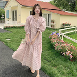现货2025夏季新款减龄甜美连衣裙浙宝300/2842/P125控188，女装连衣裙，郎佰婉