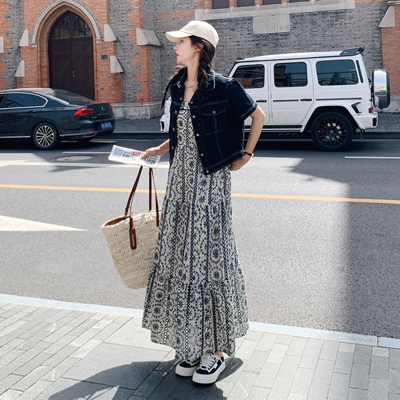 现货2024夏季新款牛仔外套浙宝300/3010/P95控158,女装短外套,郎佰婉