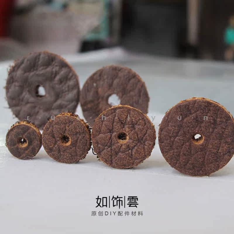 纯牛皮褐色垫片隔片佛珠念珠图片