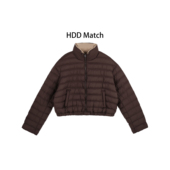 保暖定制排骨羽绒服 HDD Y9753 冬季 女款 摩卡羽绒 90白鸭绒