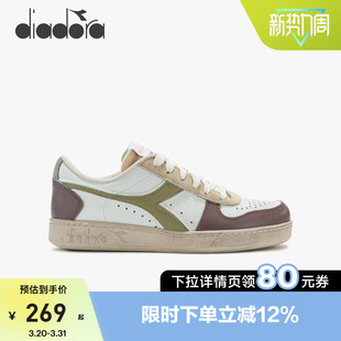 休闲鞋 Diadora迪亚多纳复古做旧女子百搭低帮板鞋 透气舒适女鞋