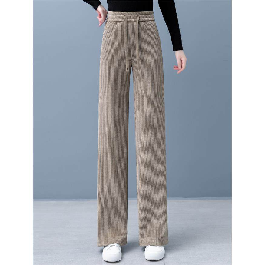 爆款直筒裤女2026春秋新款高腰宽松窄版阔腿裤垂感百搭小个子女裤