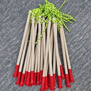 陀螺鞭绳木杆棉绳皮鞭耐用牛筋鞭梢儿童成人陀螺橡胶冰嘎尜猴鞭子