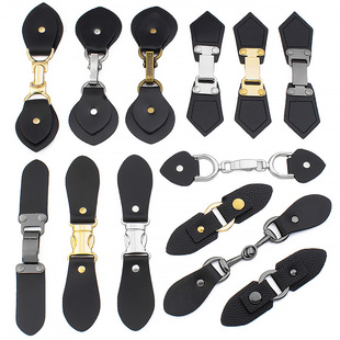 金属皮对扣羊绒大衣风衣皮草外套扣子搭扣装饰袖口子母扣挂钩配件