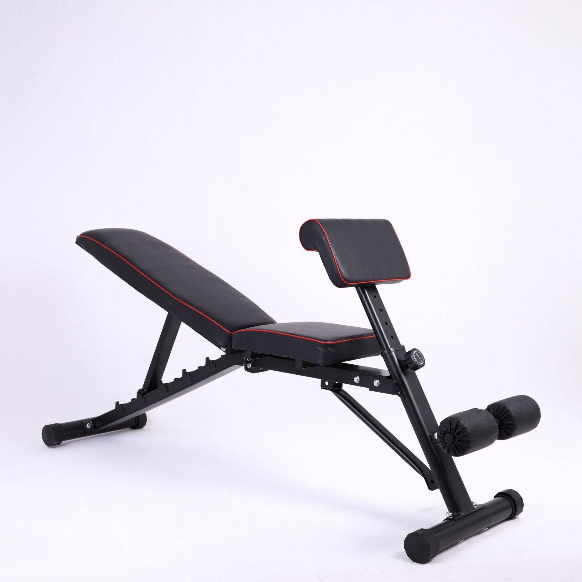 哑铃凳仰卧起坐健身器材家用男辅助多功能腹肌板健身椅飞鸟卧推凳