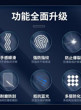 适用于绿联T6magic蓝牙耳机贴膜S6magic耳机屏幕保护膜非钢化高清保护膜