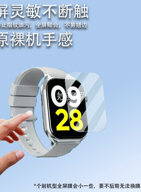 适用联想Watch plus手表贴膜L-SWAF1it F106/FitAir/F105保护膜K1