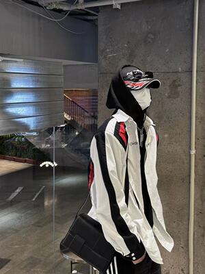 widevibes衬衫长袖拼接