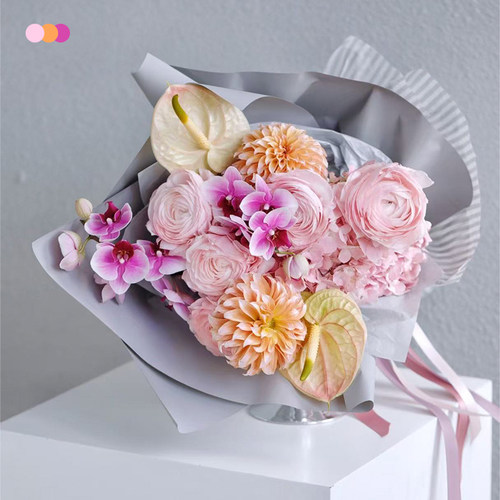 BITEOLOGY【温暖的拥抱】创意花束鲜花送朋友北京同城配送F095