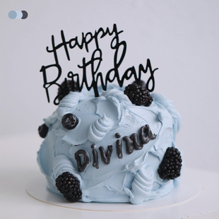 BITEOLOGY【Berry Bliss】C287新品创意两人生日蛋糕北京上海同城