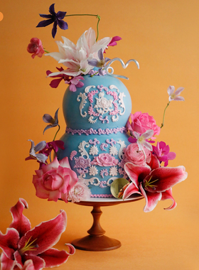 BITEOLOGY【锦绣福禄】新款葫芦祝寿生日蛋糕北京上海同城E290