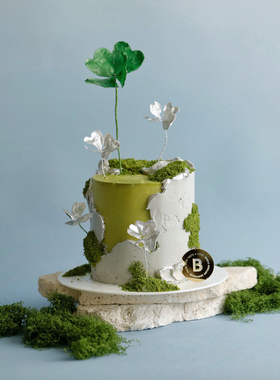 BITEOLOGY【幸运草】生日蛋糕加高动物奶油北京上海同城配送c302