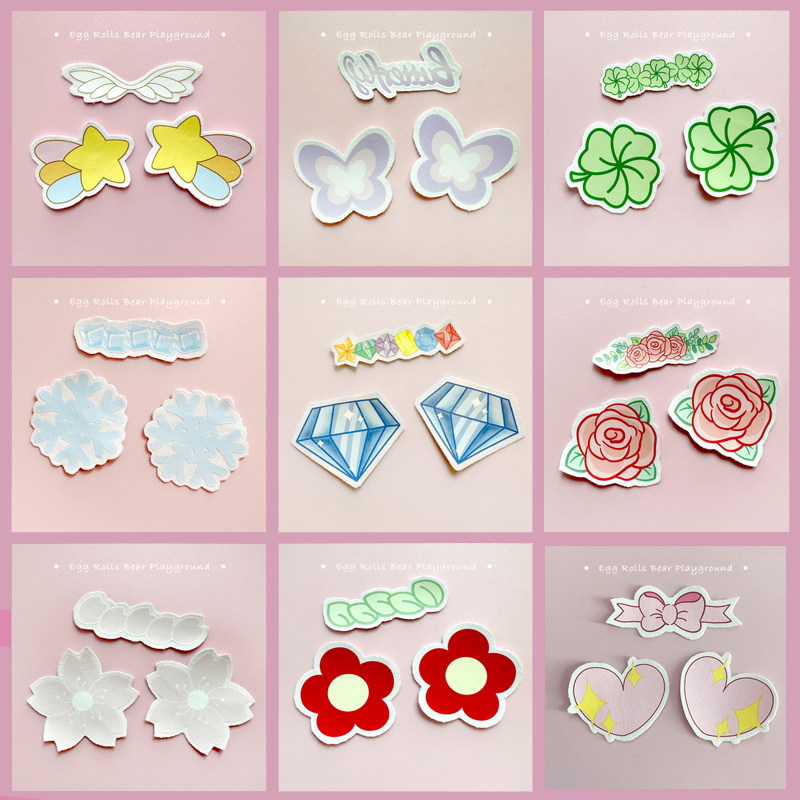 滑雪防冻贴卡通可爱冬季滑雪户外运动贴布护脸贴鼻贴套装防冻伤