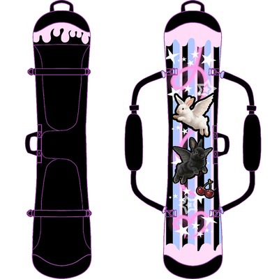 单板饺子皮可双肩背滑雪板包背包提包单板保护套雪板耐磨男女款