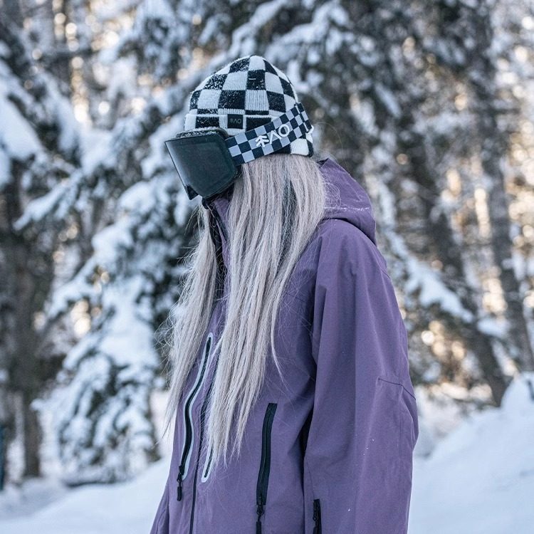 雪否 黑白棋盘格针织帽滑雪线帽搭配滑雪运动装备毛线帽子滑雪帽,户外/登山/野营/旅行用品,滑雪护脸/头套,淘宝优惠券,粉丝福利购,淘宝优惠卷