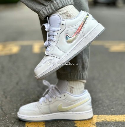 正品Air Jordan 1 Low SE AJ1 低帮GS复古篮球鞋女鞋FQ9112-100
