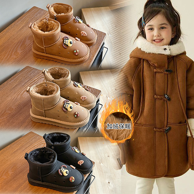 冬季儿童雪地靴2025年冬雪地靴