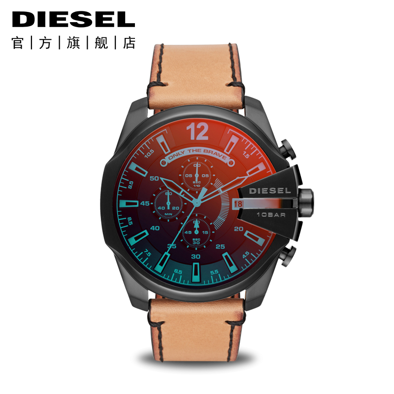 Diesel/µÏÈüÊÖ±íCHIEF¾ü¹ÙϵÁÐ Æ«¹â¼ÆÊ±ÄÐ±í »ÄÒ°¾Ñ»÷DZ4476 ´º