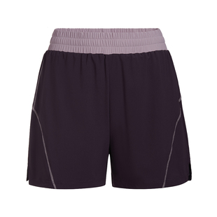 GYMANT肌肉蚂蚁春季新款高弹舒适运动健身瑜伽裤深紫色女A字短裤