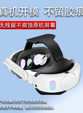 适用于MetaQuest3镜头膜quest3钢化膜VR眼镜膜3D游戏头带戴贴膜