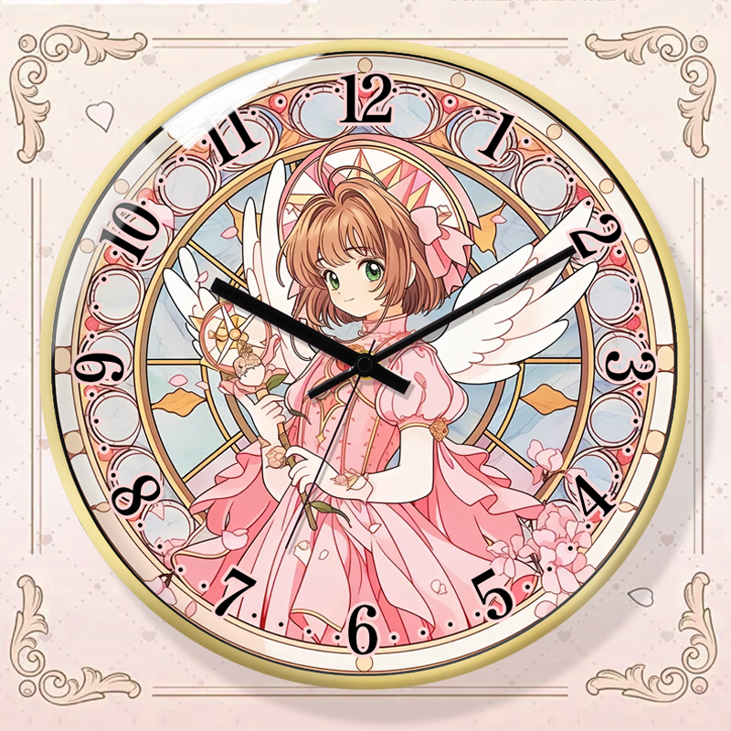 魔卡少女小樱挂钟同人周边钟表