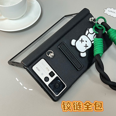 原装正品适用小米mixfold3手机壳MIX fold4新款折叠屏保护套中轴磁吸全包小米fold2保护壳创意个性手提斜跨女