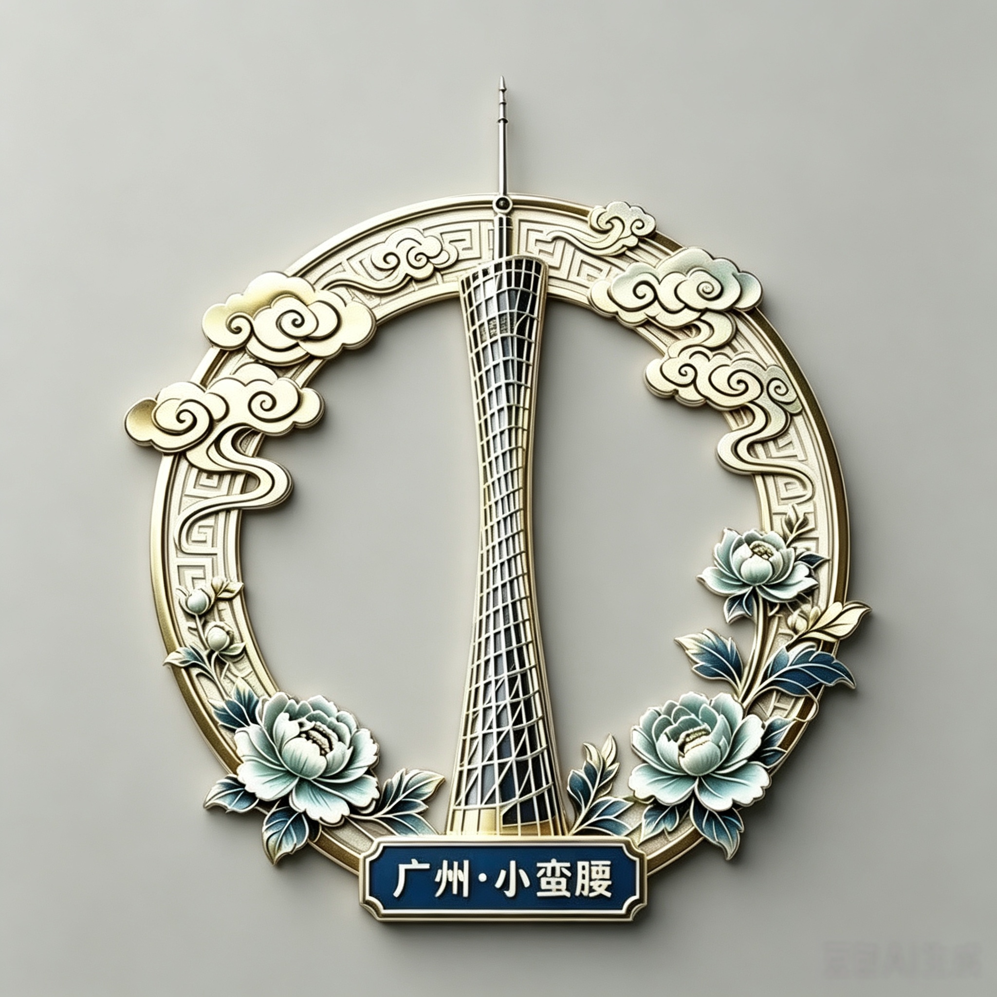 广州塔小蛮腰文创冰箱贴旅游景点景区城市纪念品伴手礼生日礼物