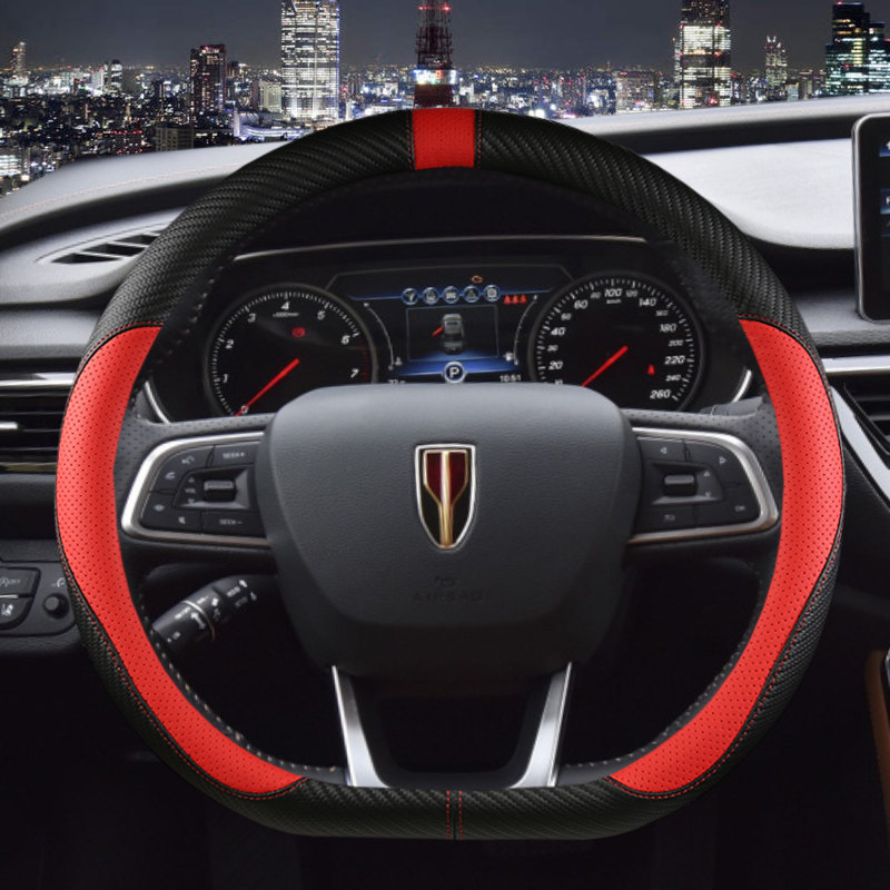 2018款一汽红旗h5防滑方向盘套19/20年红旗h5专用d型汽车把套四季