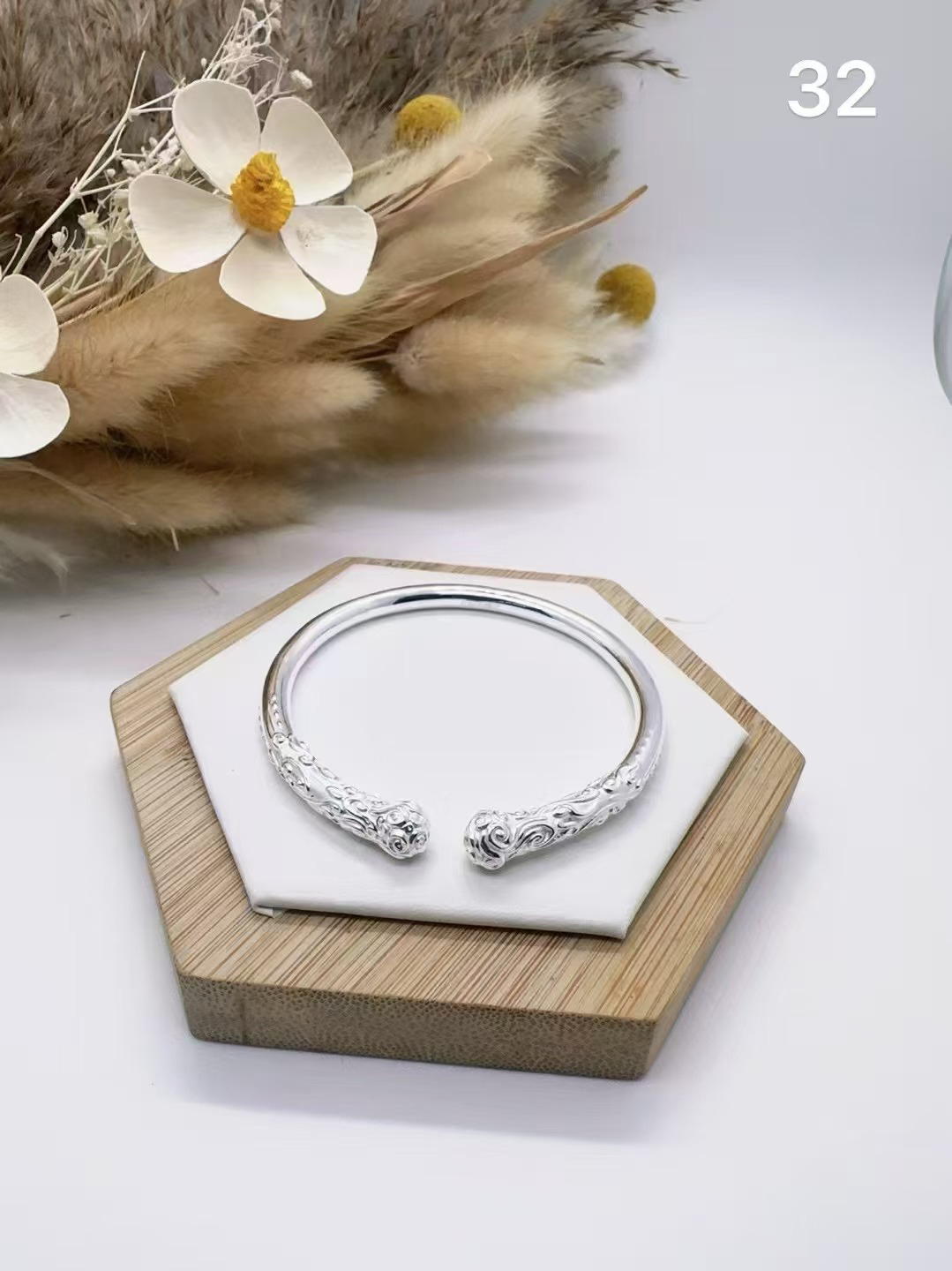 足银999祥云情侣民族风手镯祥云紧箍咒纯银手环镯金箍棒