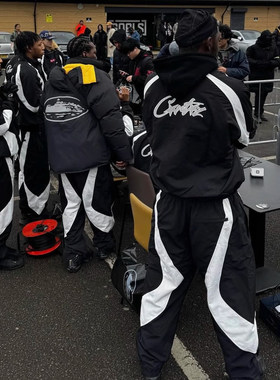 Corteiz梭织套装欧美明星同款UKDRIPDRILL嘻哈说唱街头透气运动