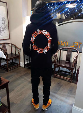 Trapstar卫衣加绒保暖欧美明星同款UKDRIPDRILL嘻哈街头休闲时尚