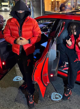 Trapstar羽绒棉服欧美保暖明星同款UKDRIPDRILL说唱嘻哈街头透气