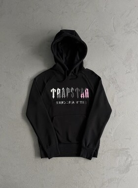 Trapstar薄绒卫衣短裤套装欧美明星同款UKDRIPDRILL运动嘻哈说唱